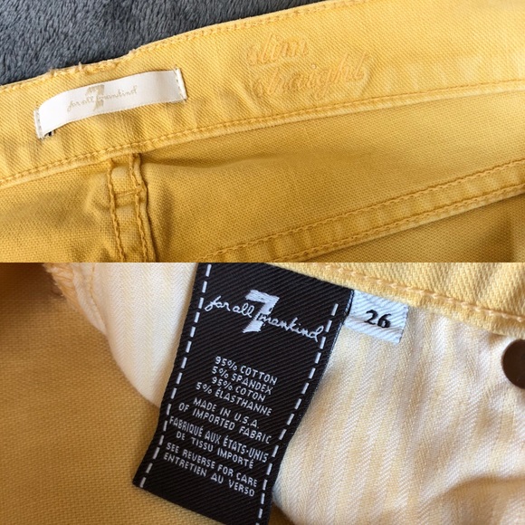 7 For All Mankind Slim Straight Jean - Picture 6 of 8